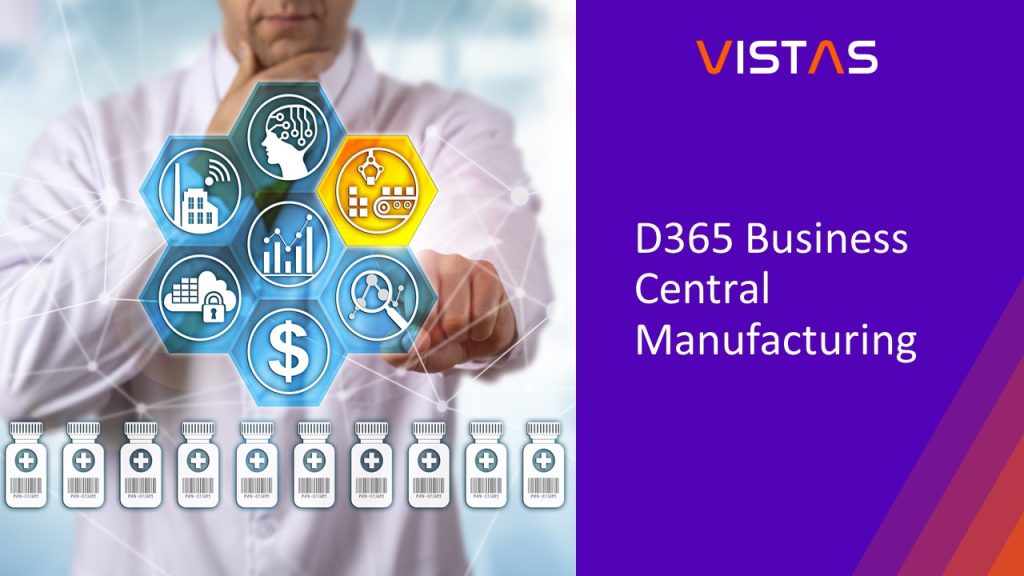 Vistas D365 Business Central Manufacturing.